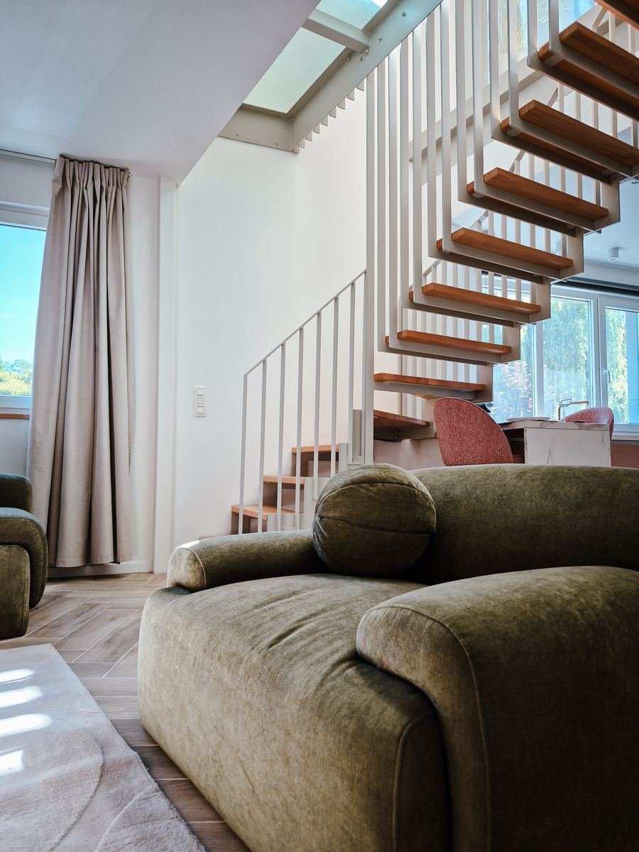 Espace de vie privatif de la suite Maison H à Herstal